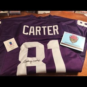 Minnesota Vikings Anthony Carter autograph jersey